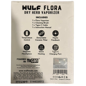 Wulf Mods Flora Dry Herb Vape - Zwart-Wit Splatter