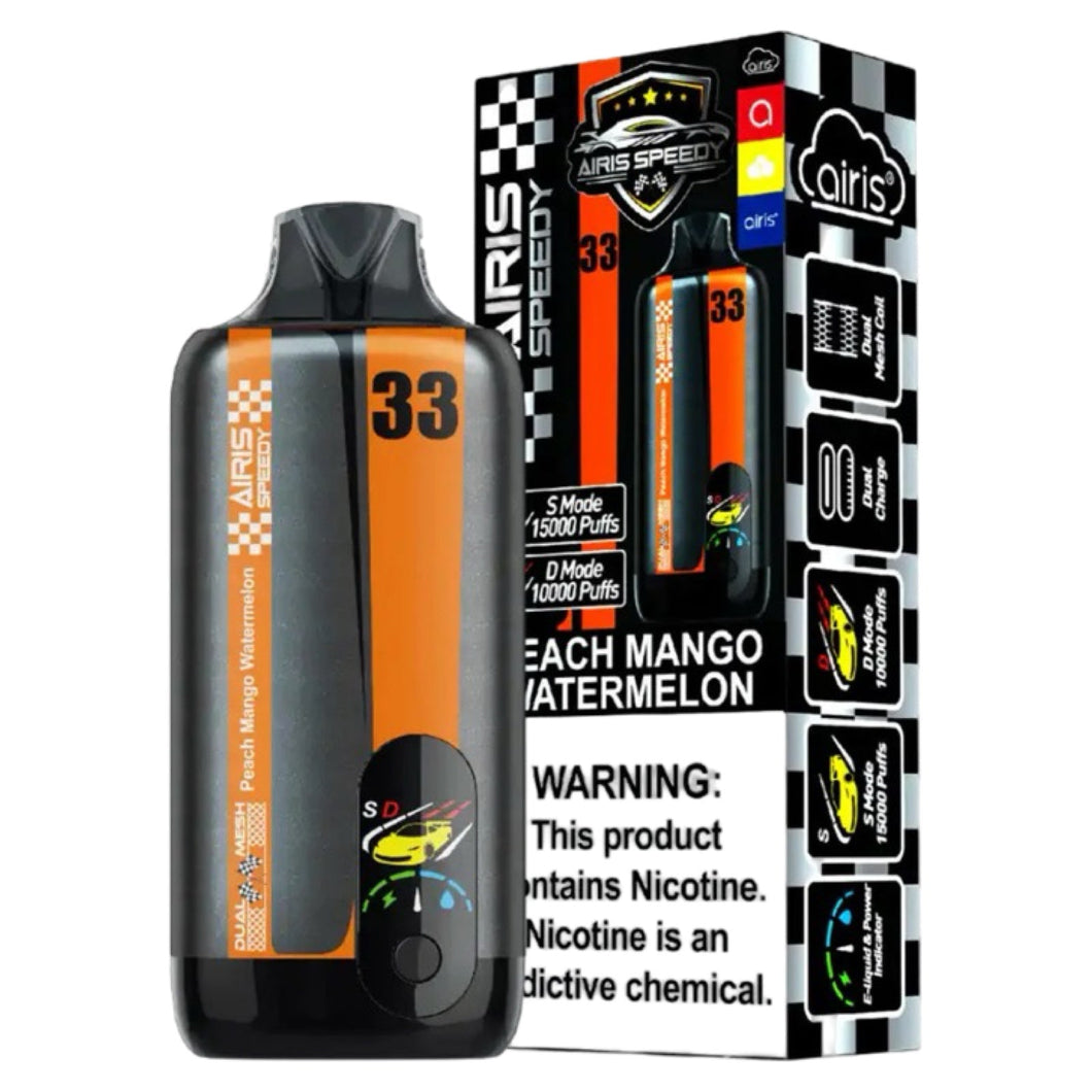 Peach Mango Vandmelon - Airis - Speedy 15000