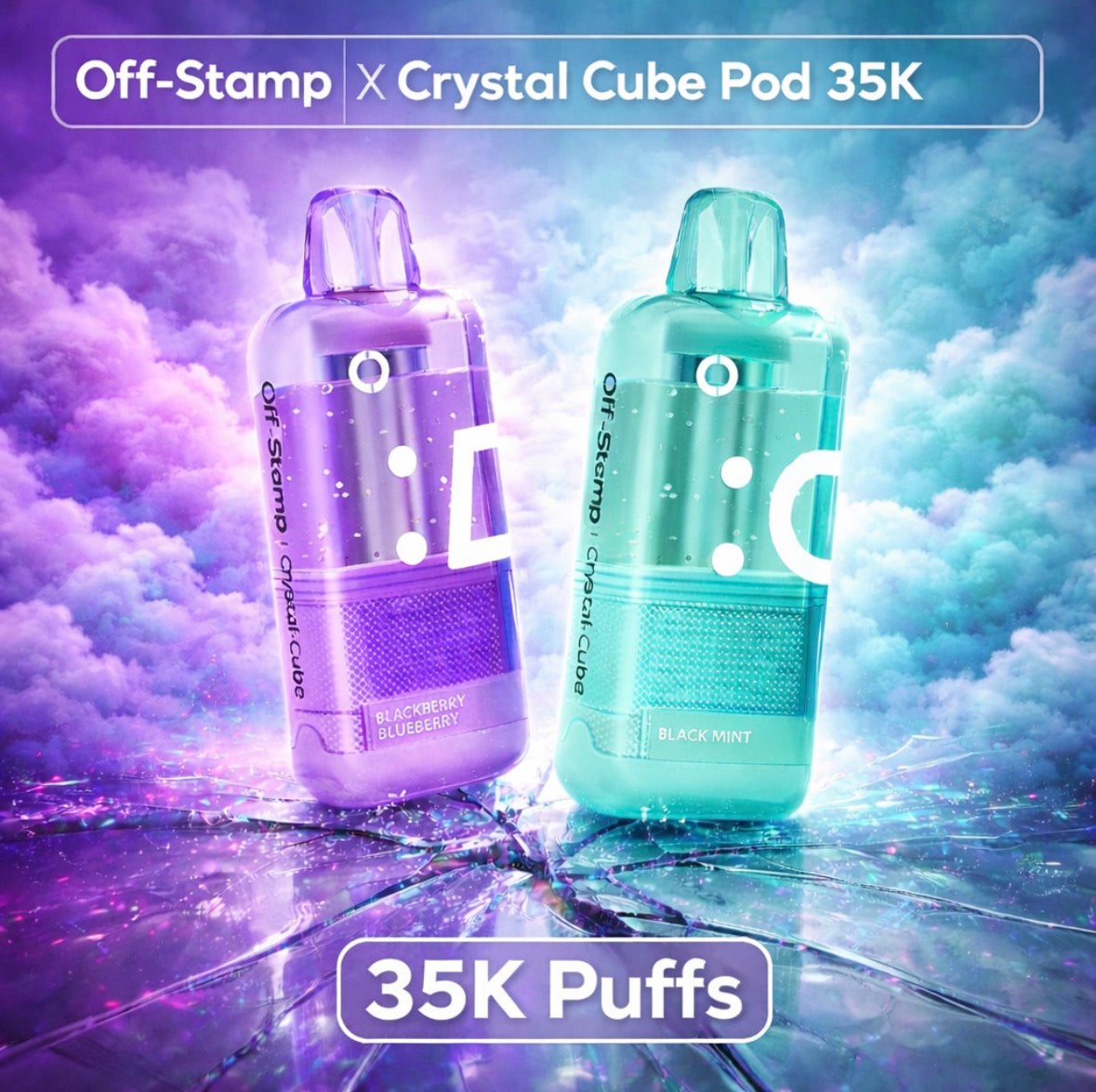 Off-Stamp X Crystal Cube Pod 35K - Bangin' Strawberry
