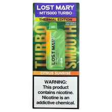 Lataa kuva gallerian katseluohjelmaan, Citrus Sunrise - Lost Mary MT15000 Turbo Thermal Edition
