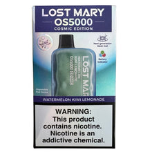Indlæs billede i gallerifremviser, Vandmelon Kiwi Lemonade - Lost Mary OS5000 - Cosmic Edition 7500 Puffs

