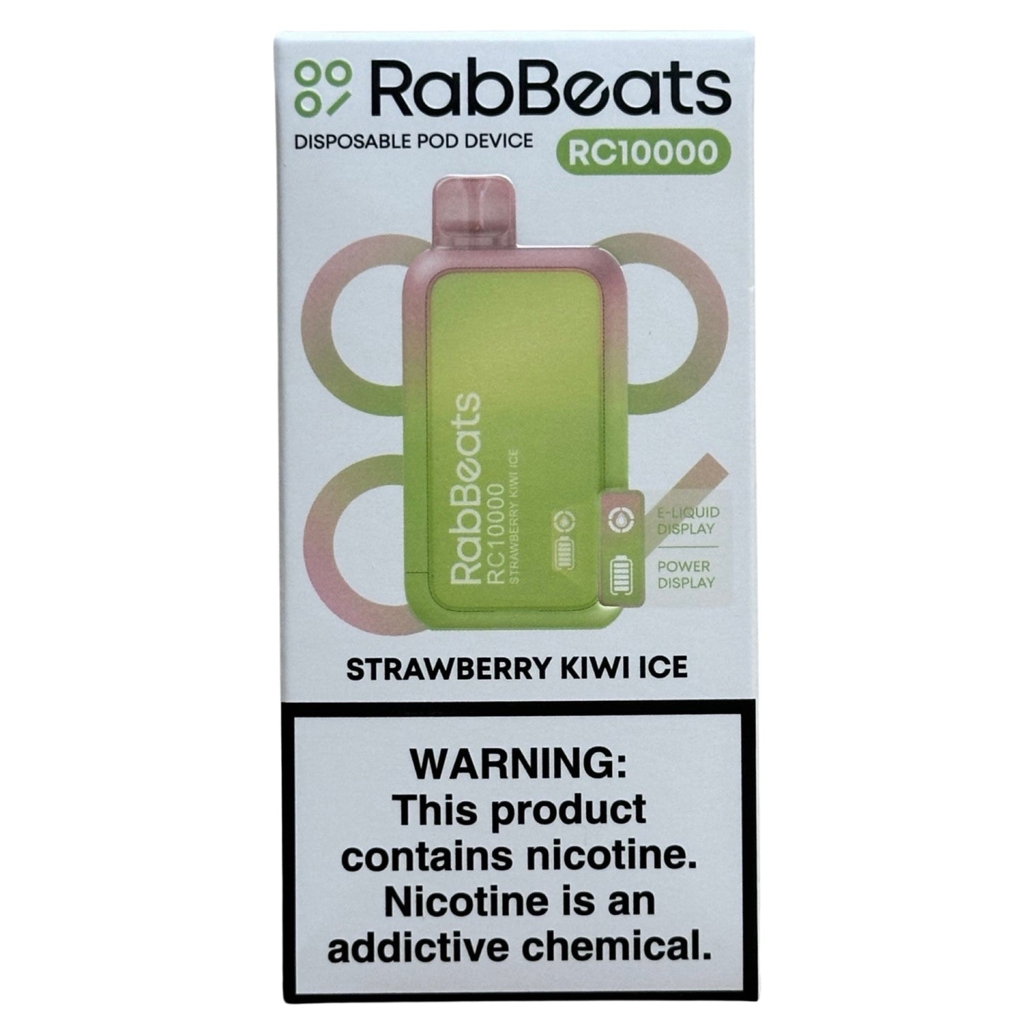 Strawberry Kiwi Ice - RabBeats RC10000 by Lost Mary