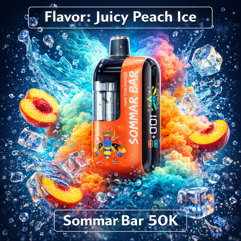Juicy Peach Ice — Sommar Bar 50K