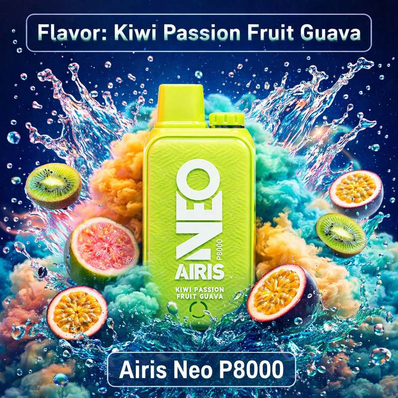 Kiwi Passion Fruit Guava - Airis Neo P8000
