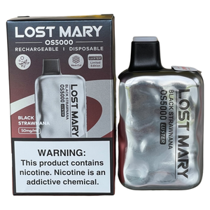 Lost Mary Flavors Luster Black Strawnana - Lost Mary OS5000 Lost Mary Os5000 Flavors Strawberry Apple Blackcurrant Lost Mary Flavors Luster Black Strawnana - Lost Mary OS5000 Lost Mary Os5000 Flavors Strawberry Apple Blackcurrant