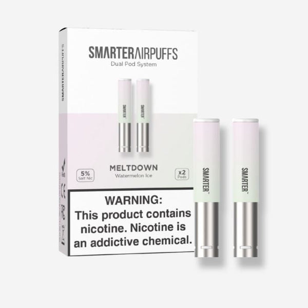 Meltdown - Smarter AirPuffs Flavored Nicotine Pods – Watermelon Ice - 2-Pack
