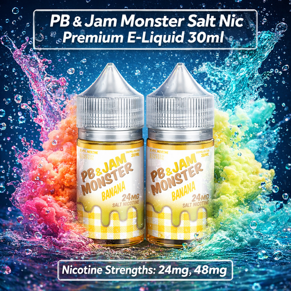 PB & Jam Monster Salt Nic Premium E-Liquid 30ml