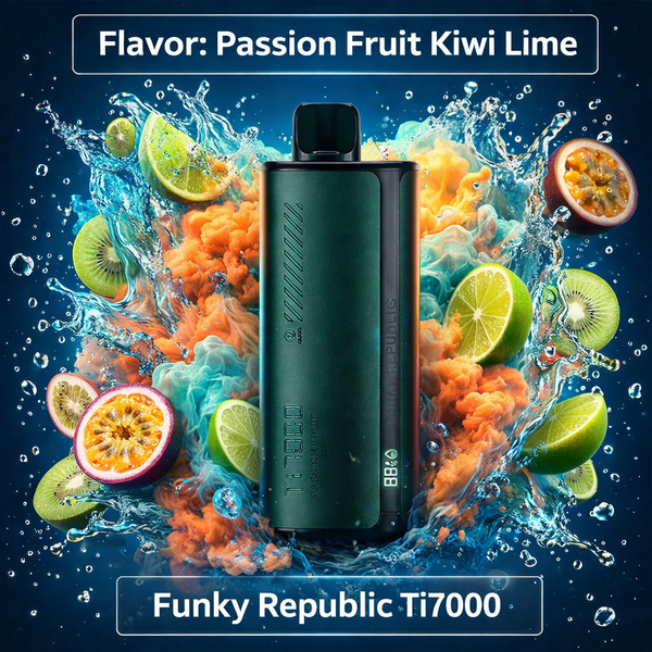 Funky Republic Ti7000 - Passion Fruit Kiwi Lime
