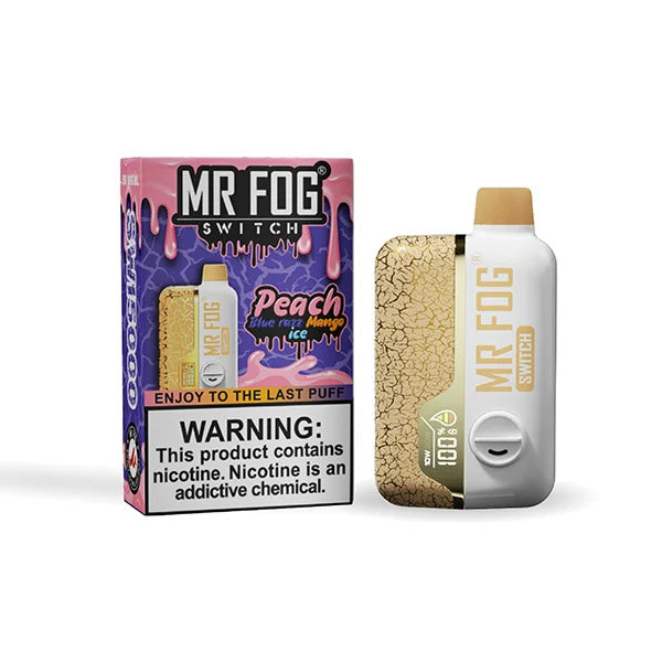 Peach Blue Razz Mango Ice - Mr Fog Switch 15K