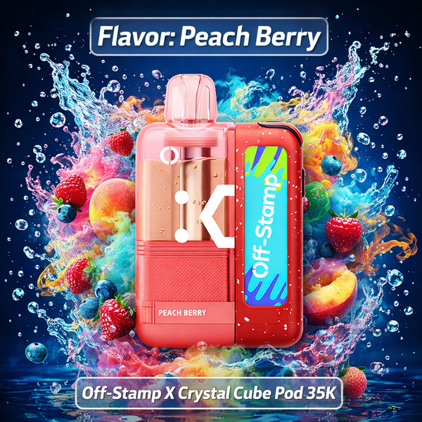 Off-Stamp X Crystal Cube Pod 35K - Peach Berry