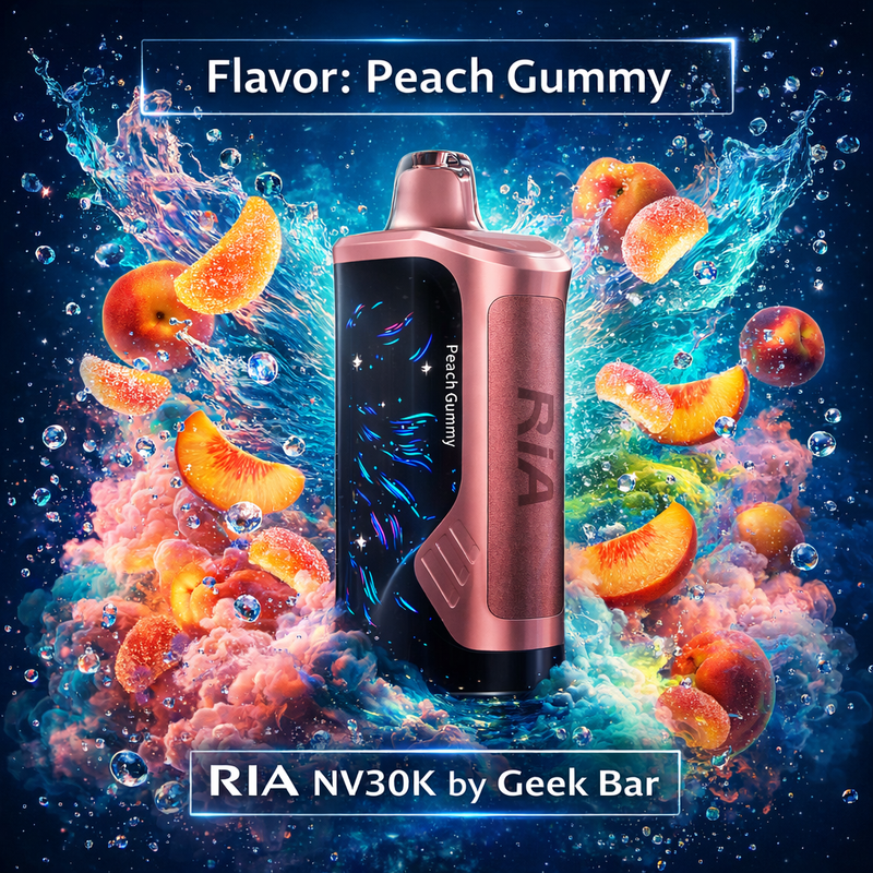 Peach Gummy- RIA NV30K by Geek Bar