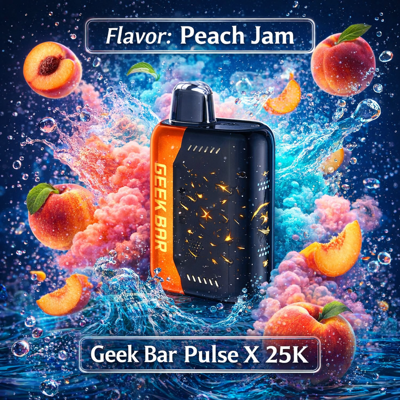 Peach Jam- Geek Bar Pulse X 25K