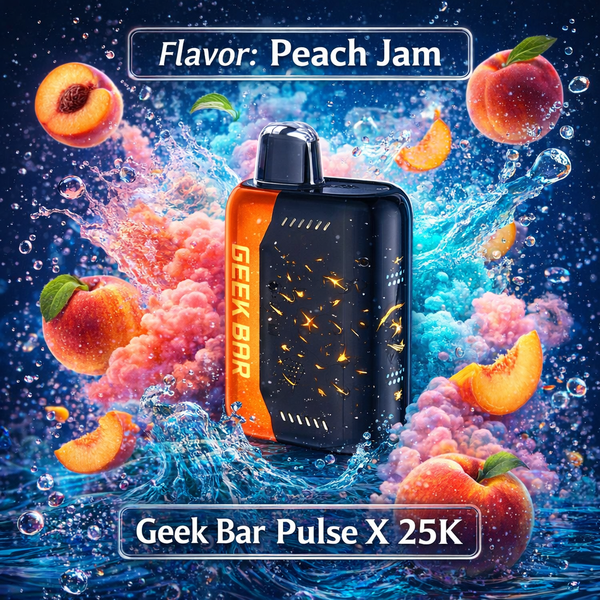 Geek Bar Pulse X 25K - Peach Jam (Jam Edition)