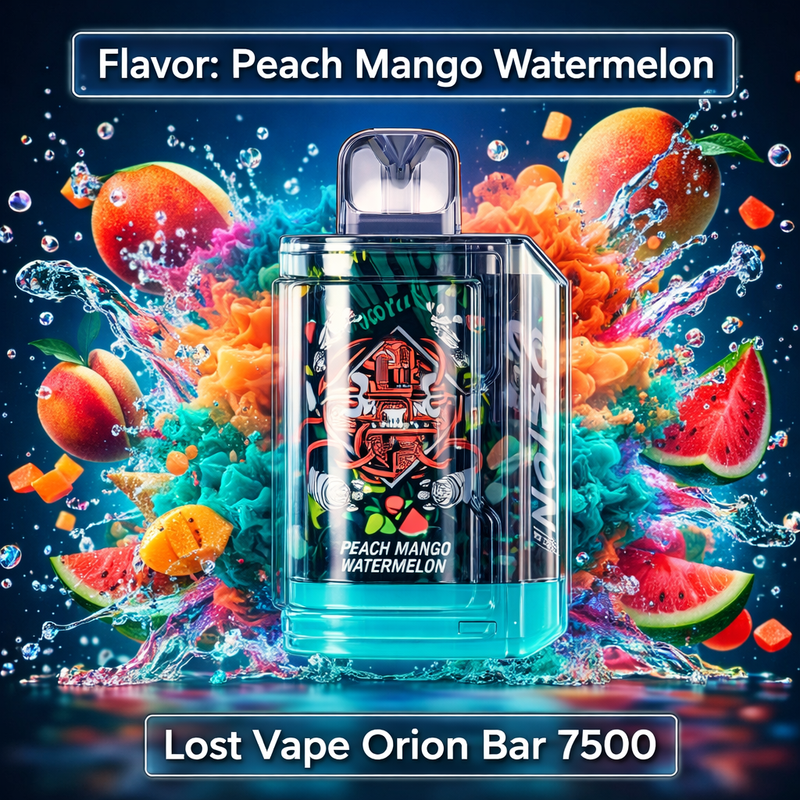 Peach Mango Watermelon - Lost Vape Orion Bar 7500