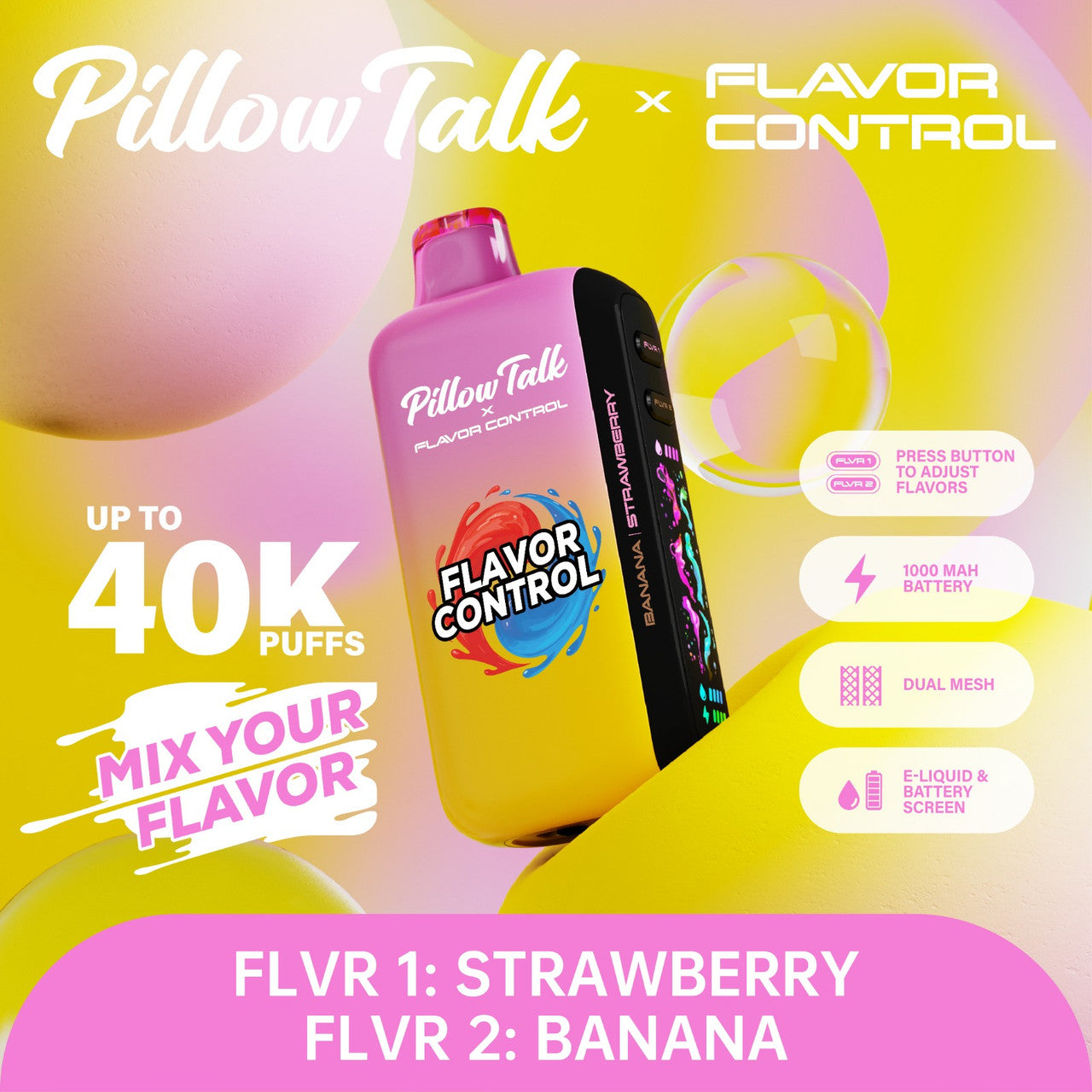 Pillow Talk FC40000 Flavor Control TEXAS COMPLIANT