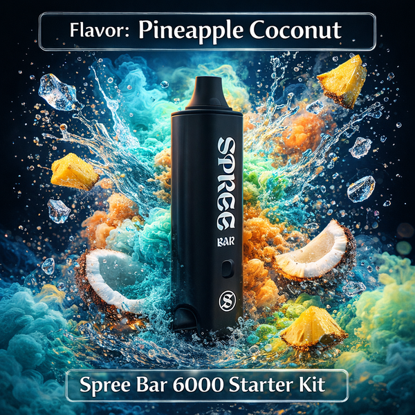 Spree Bar 6000 Starter Kit - Pineapple Coconut