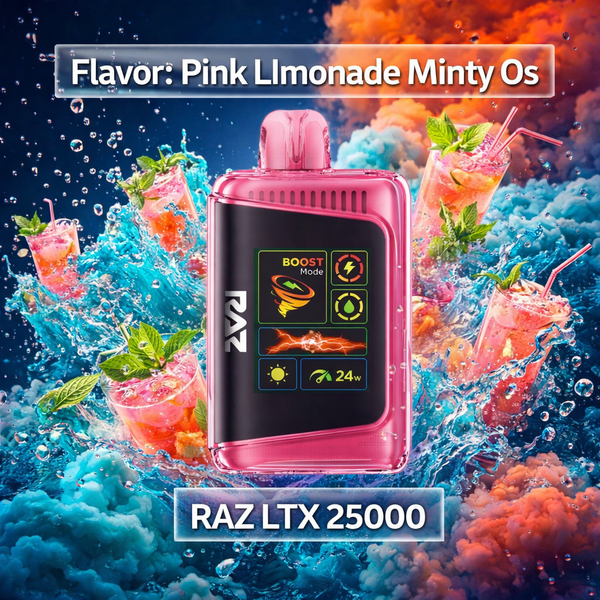 RAZ LTX 25000 - Pink Lemonade Minty Os