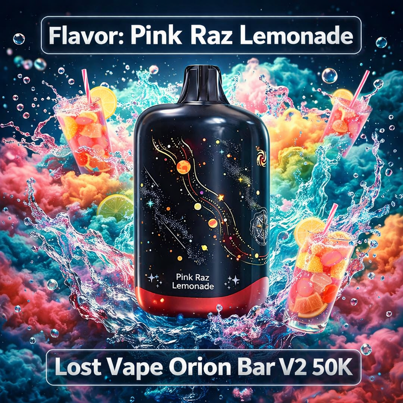 Pink Raz Lemonade - Lost Vape Orion Bar V2 50K