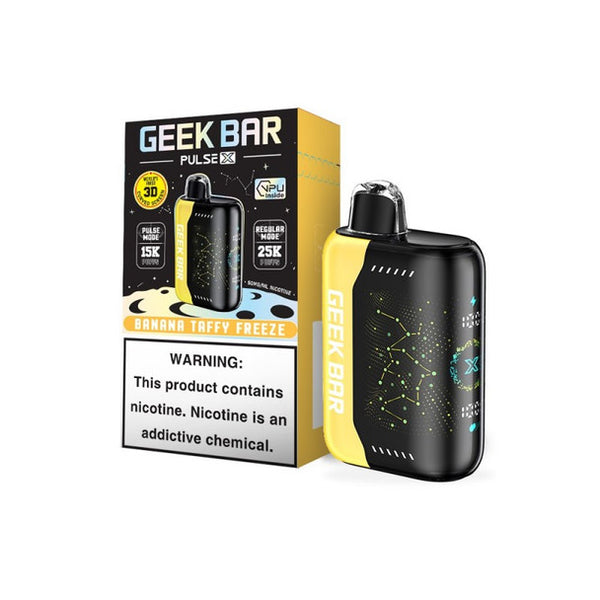 Geek Bar Pulse X 25K - Banana Taffy Freeze