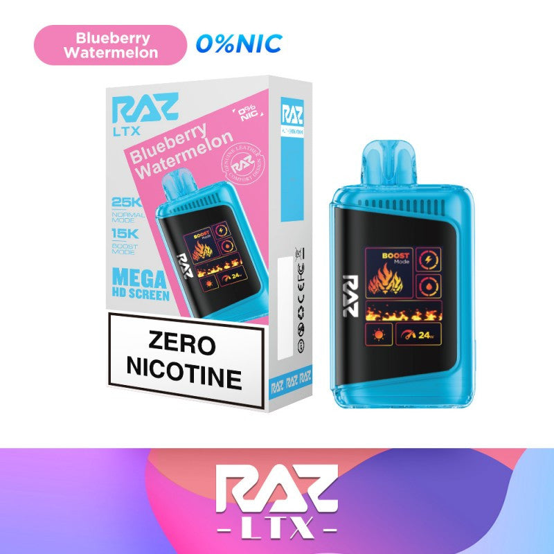 RAZ LTX 25K 0% Nicotine Free - Blueberry Watermelon