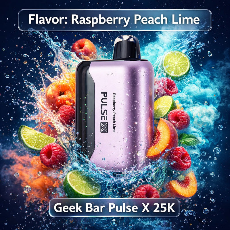Raspberry Peach Lime - Geek Bar Pulse X 25K