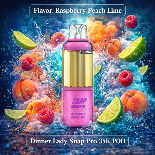 Dinner Lady Snap Pro 35K POD - Raspberry Peach Lime
