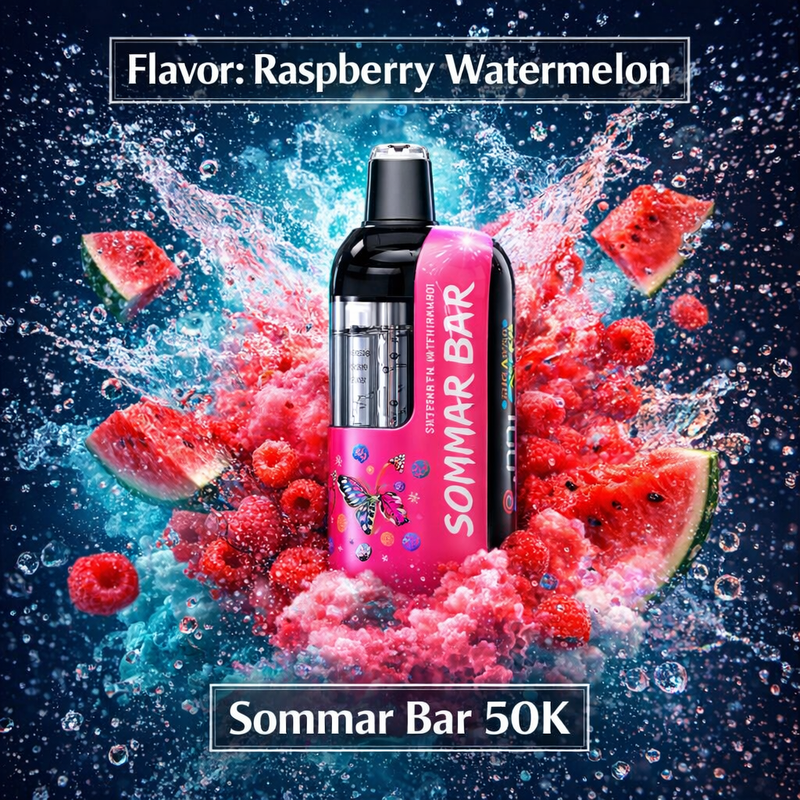 Raspberry Watermelon - Sommar Bar 50K