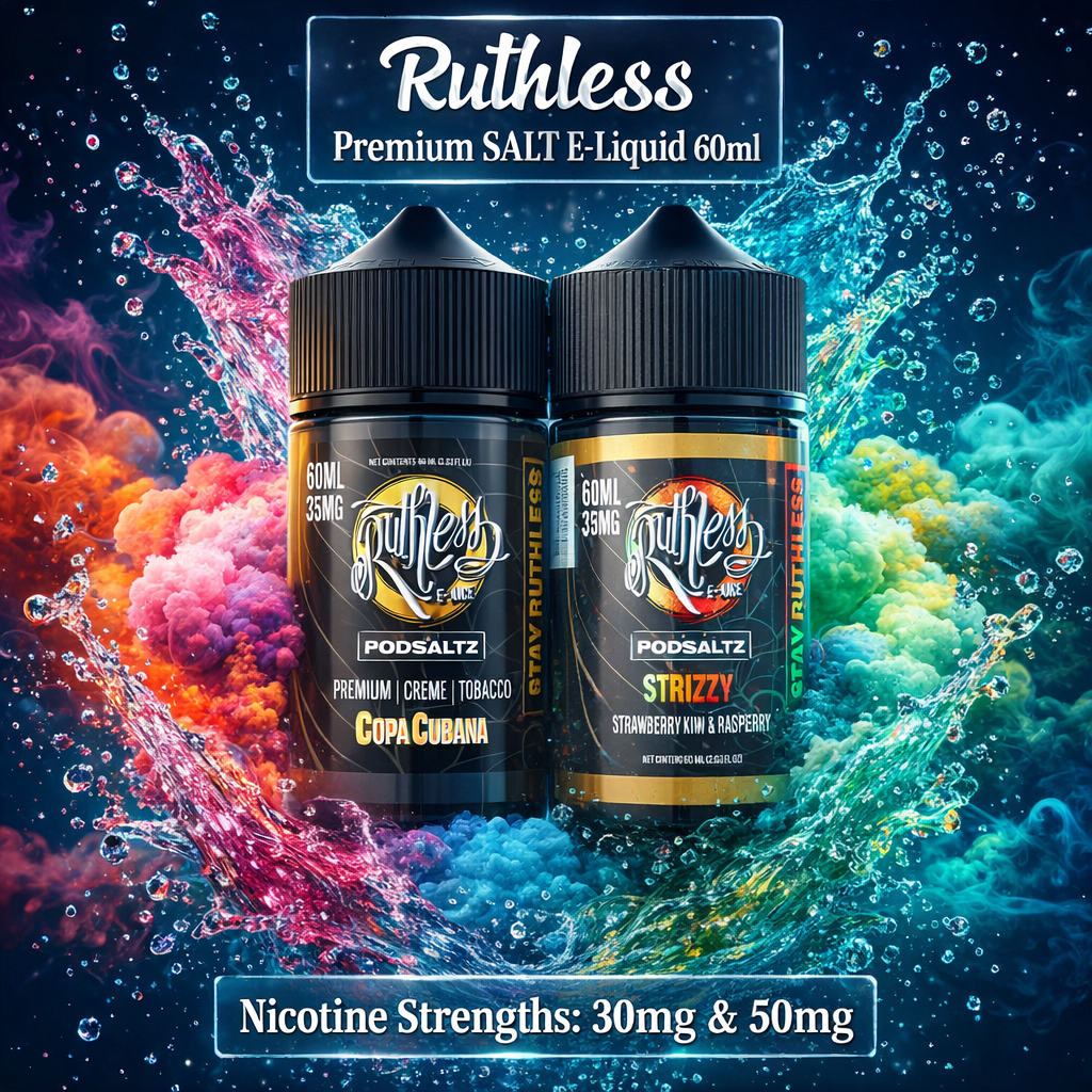 Ruthless Premium SALT E-Liquid 60ml - Copa Cubana / 35mg