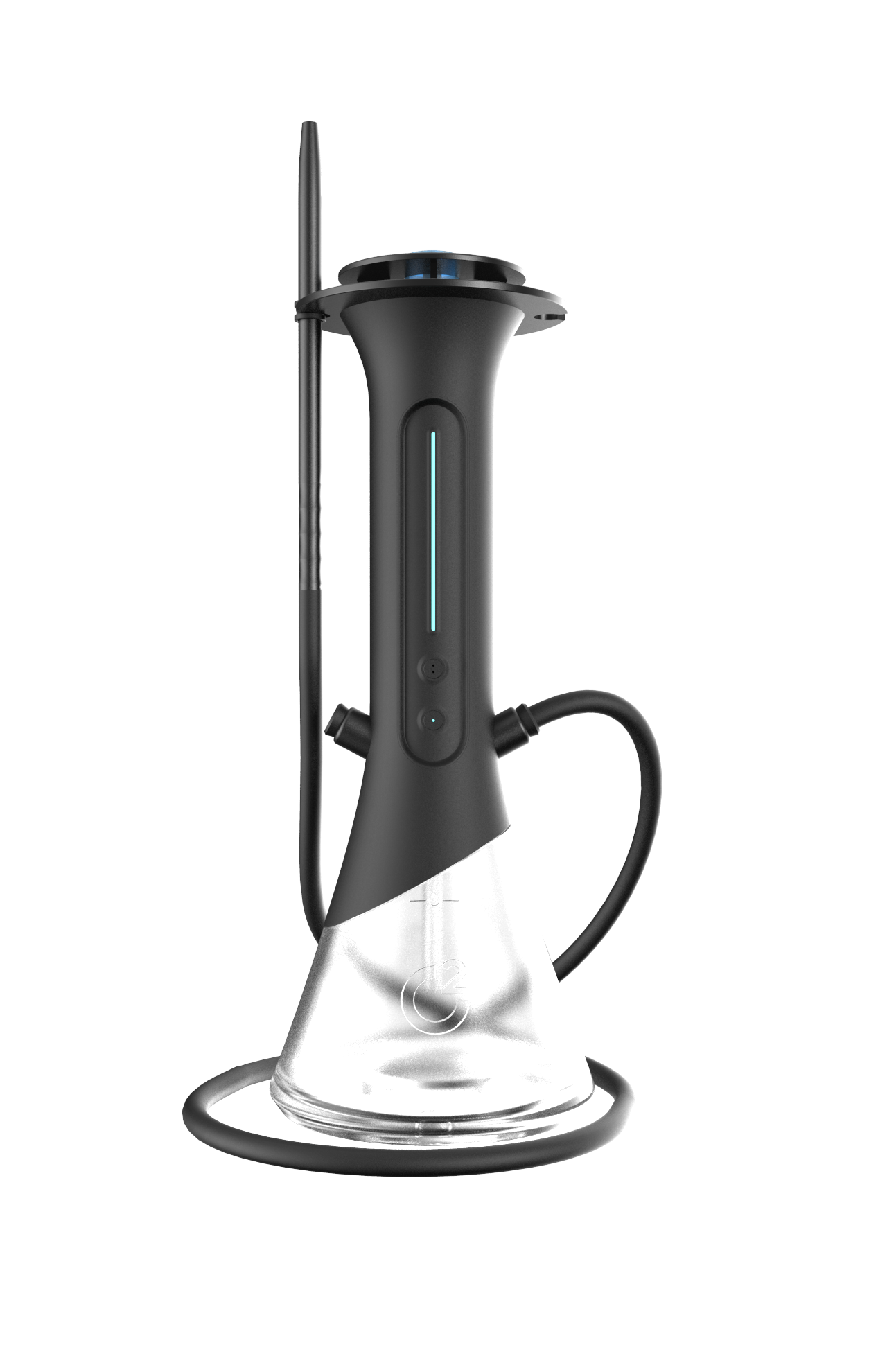 C2 Hookah – Premium Electronic Hookah – Soft Black