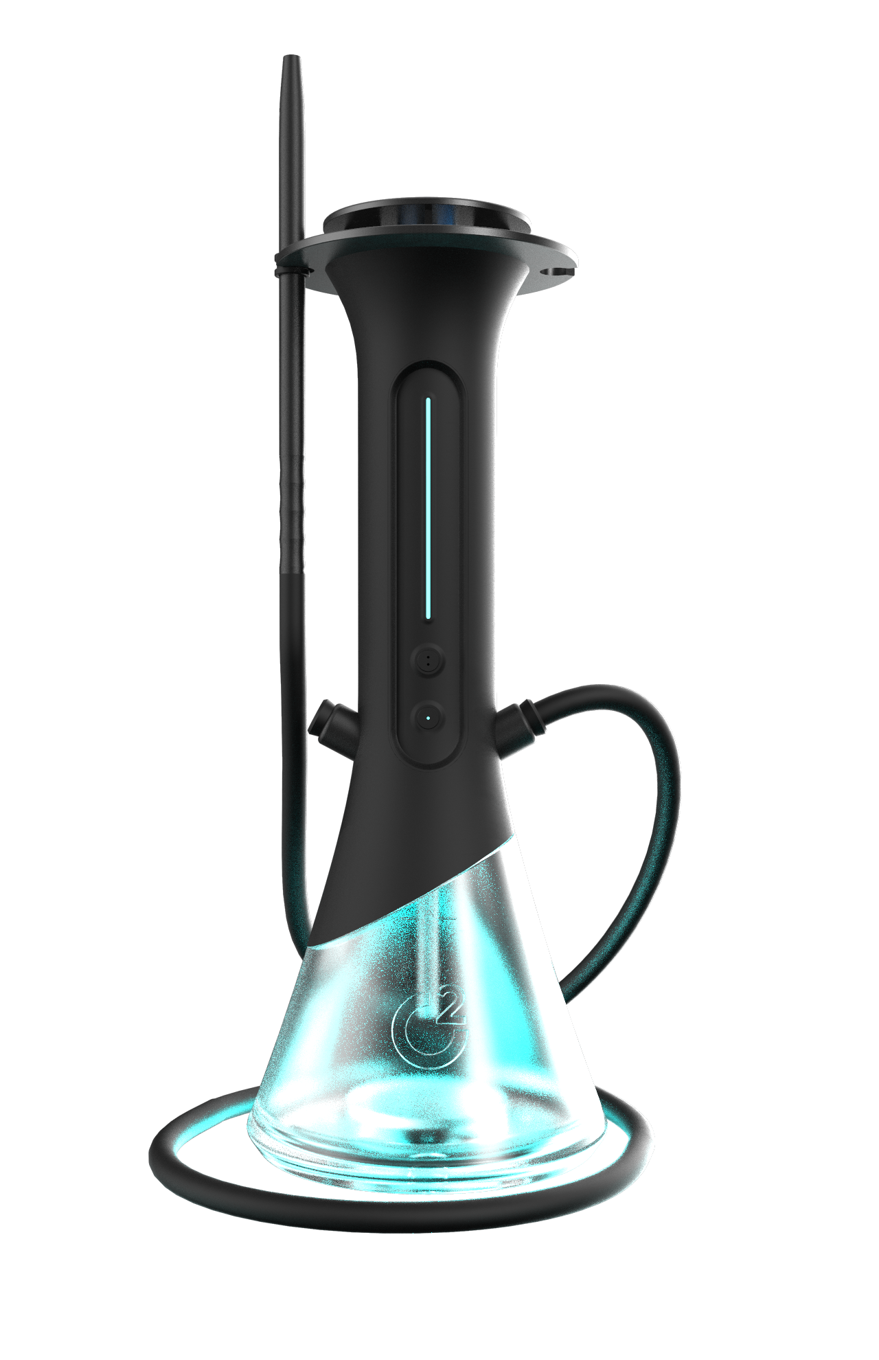 C2 Hookah – Premium Electronic Hookah – Soft Black