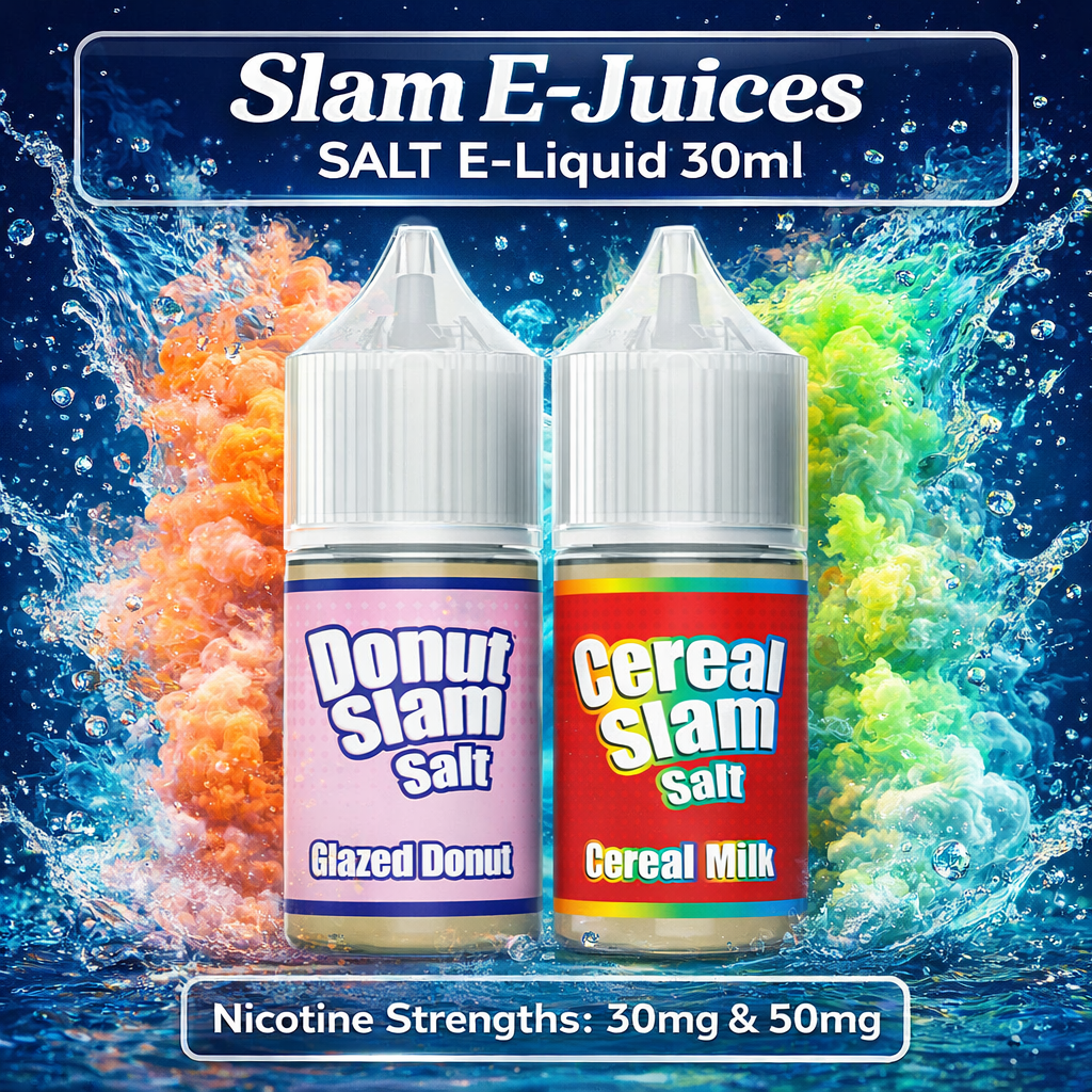 Slam E-Juices SALT E-Liquid 30ml - Banana Slam (Banana Pudding) / 30mg