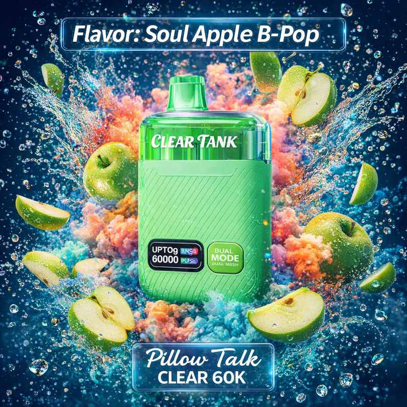 Sour Apple B-Pop - Pillow Talk CLEAR 60K