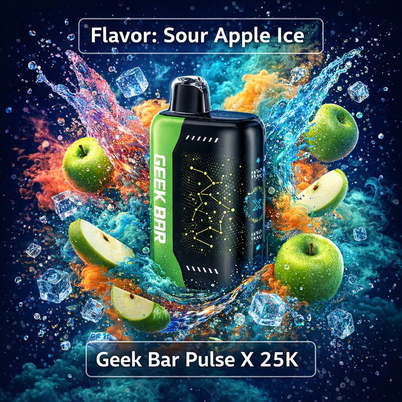 Sour Apple Ice — Geek Bar Pulse X 25K