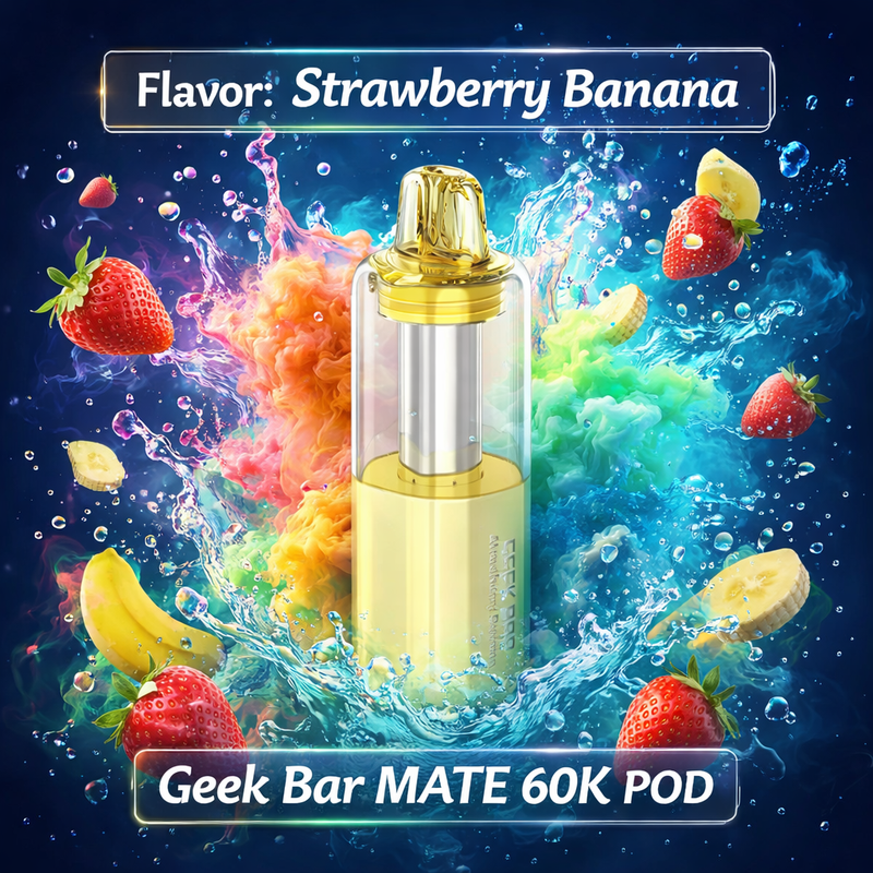 Strawberry Banana- Geek Bar MATE 60K POD  