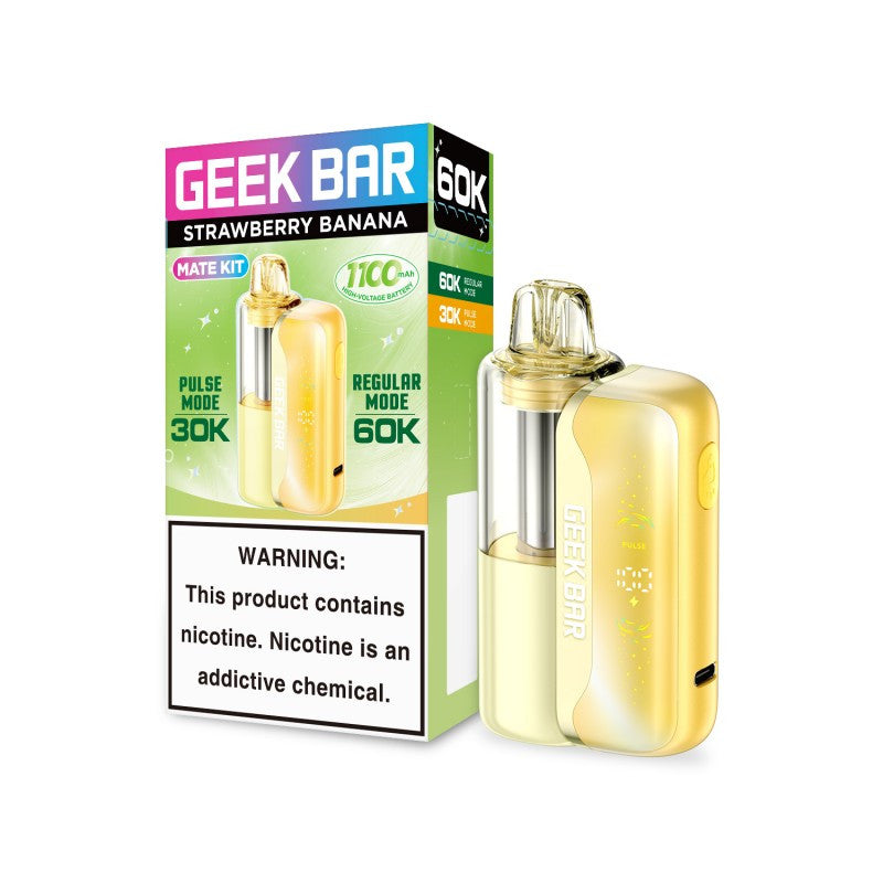 geek bar flavors strawberry banana Geek Bar MATE 60K KIT
