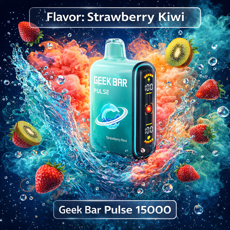 Strawberry Kiwi — Geek Bar Pulse 15000