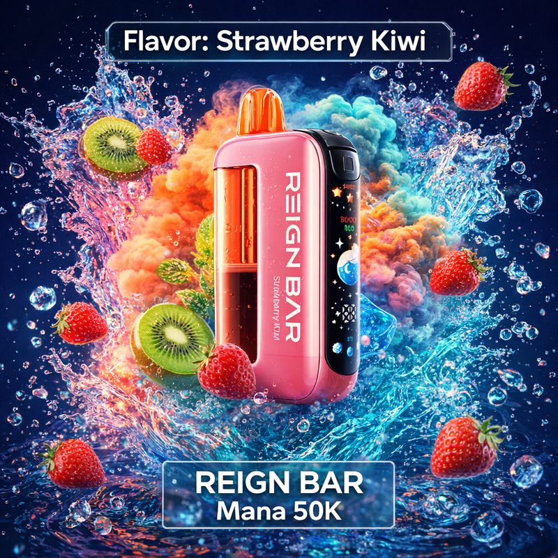 Strawberry Kiwi — REIGN BAR Mana 50K