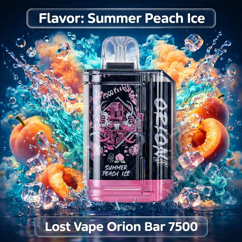 Summer Peach Ice - Lost Vape Orion Bar 7500