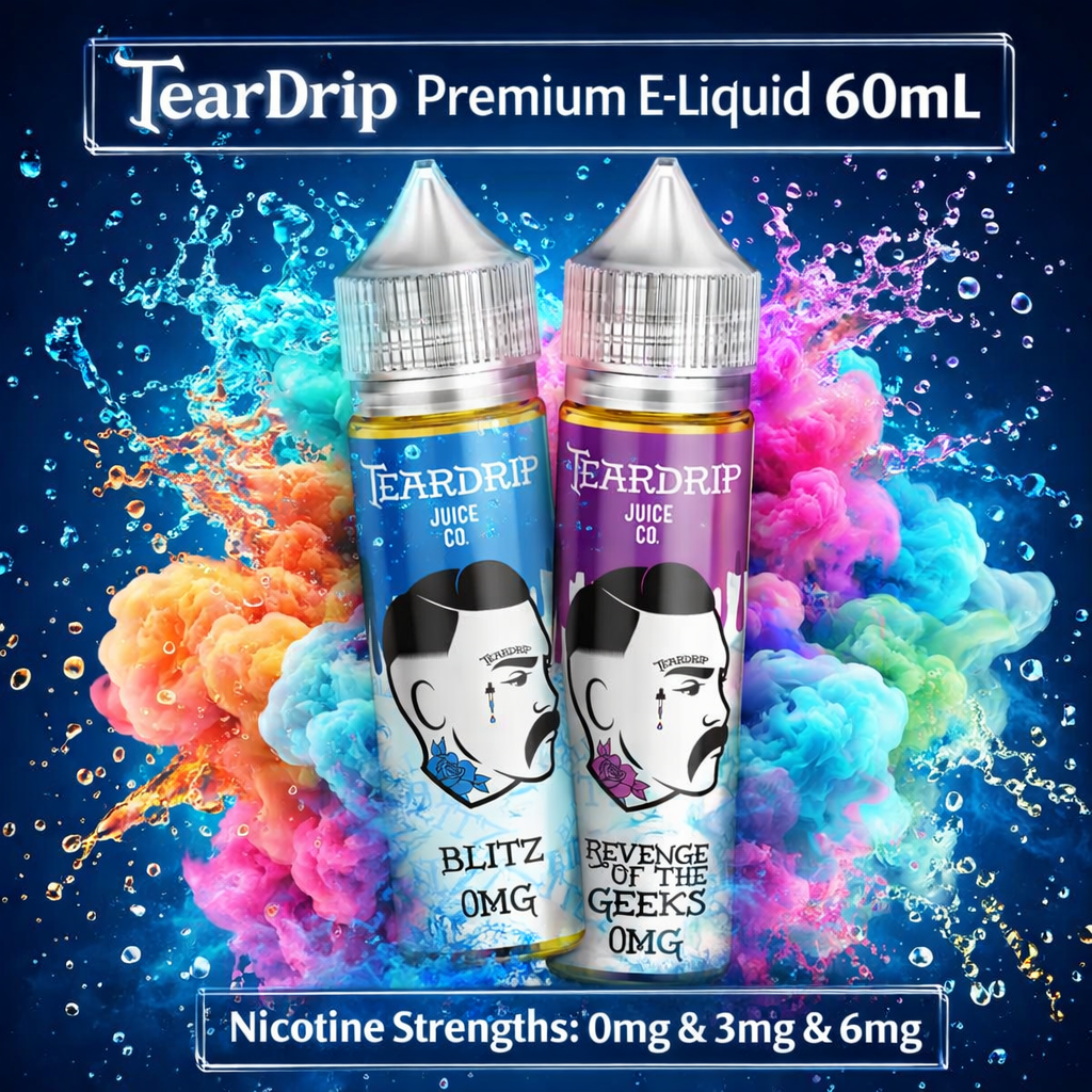 Tear Drip Premium E-Liquid 60ml - Blitz / 0mg