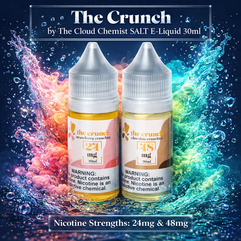 The Crunch Chocolate Crunchies | Salt Nic E Liquid 30ml