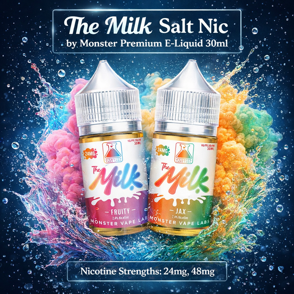 The Milk Salt Nic by Monster Premium E-Liquid 30ml