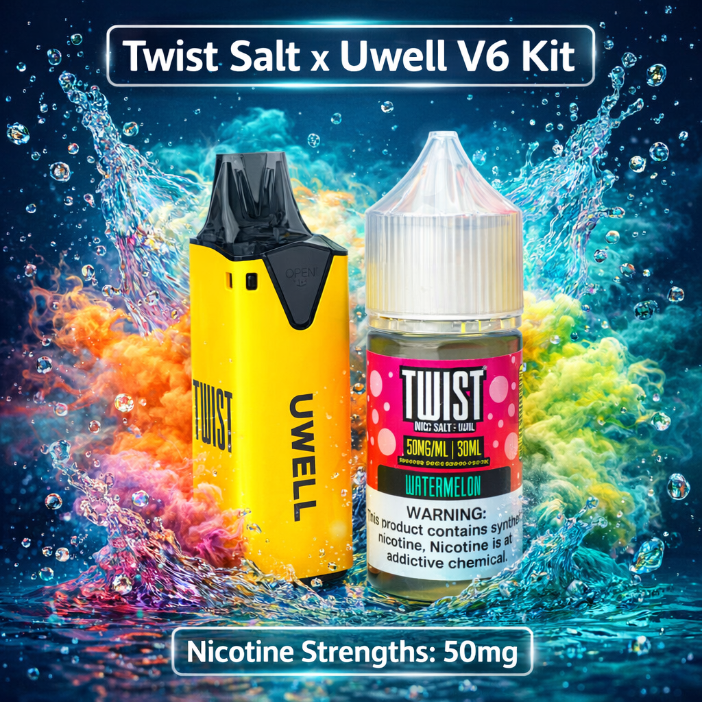 Twist Salt x Uwell V6 Kit - Arctic Cool Mint