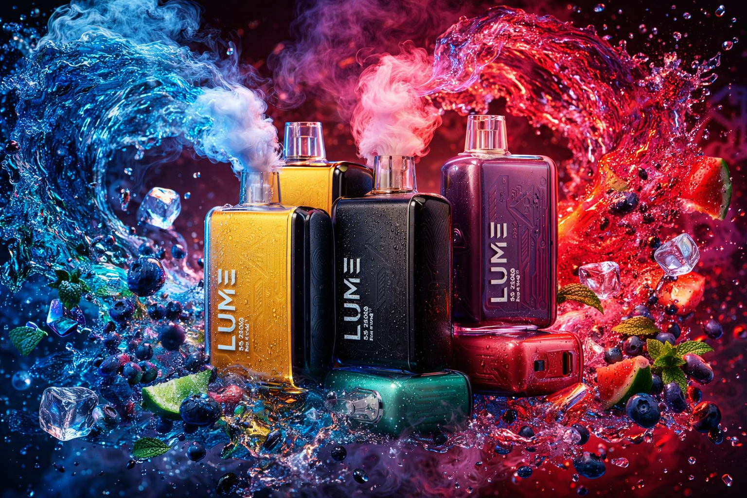 A vibrant promotional image features a collection of 