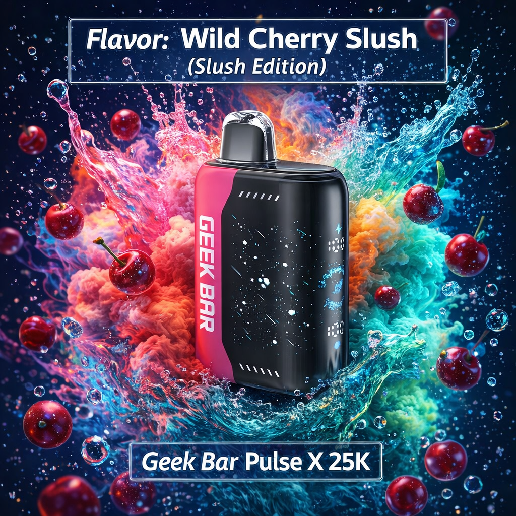 Geek Bar Pulse X 25K - Wild Cherry Slush (Slush Edition)