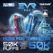 Load image into Gallery viewer, EVRFOG 100K Refillable Disposable KIT

