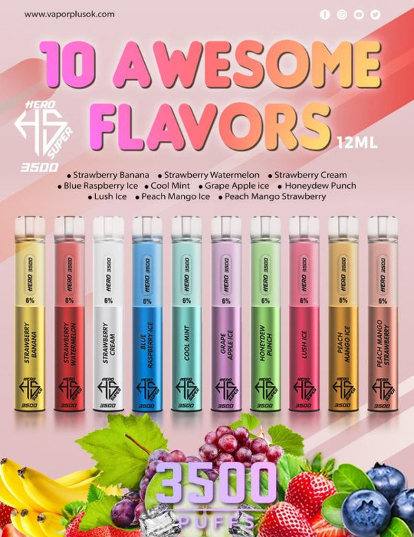 HERO Vapes | Best Disposable Vapes & Flavors Near You