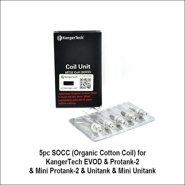 Kanger SOCC Replacement Coils (5 pack)