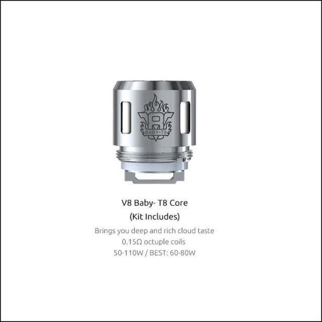 SMOKtech TFV8 BABY T8 Coils (5pk) 0.15ohm