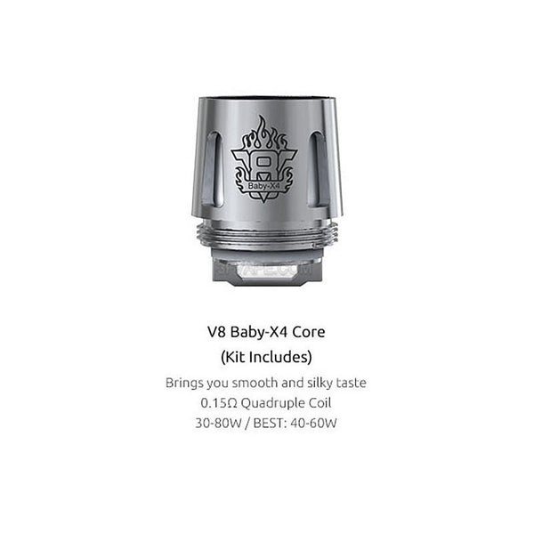 Smoktech TFV8 BABY X4 coils 0.15ohm