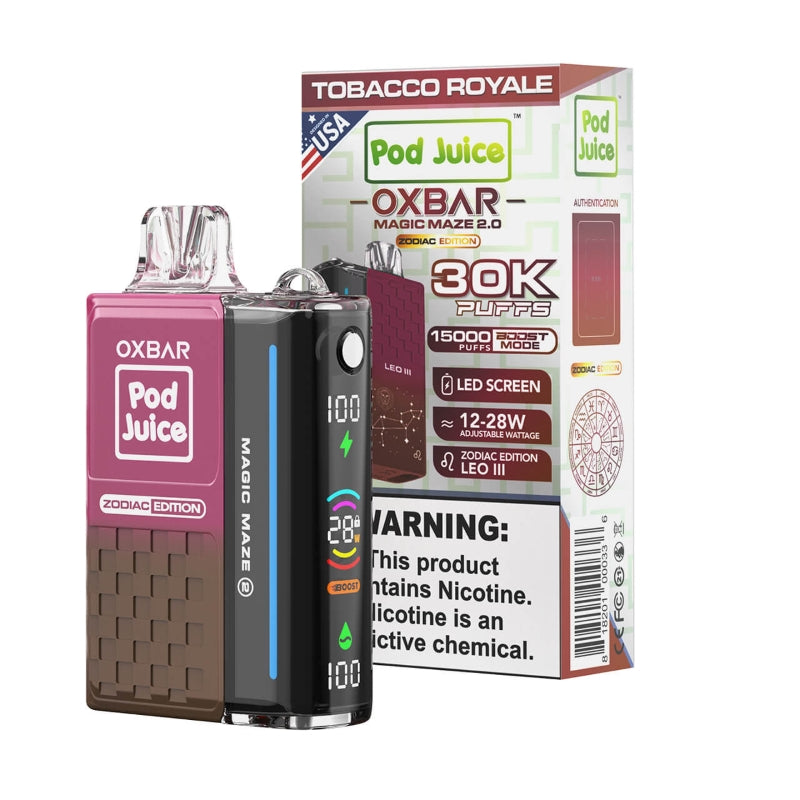 OXBAR x Pod Juice 30K Magic Maze 2